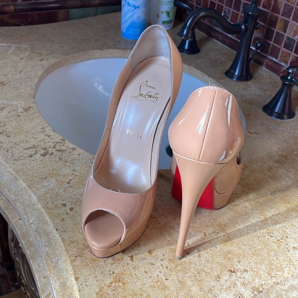 Christian Louboutin lady peep heels - Picture 14 of 14